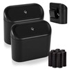 Ginsco 2 Pack Mini Car Trash Can with Lid, Small