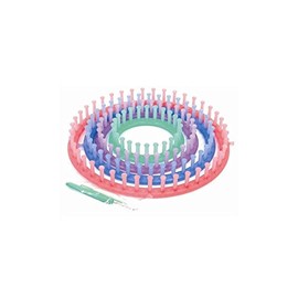 Faramarz Knitting Ring-Set For Scarves Etc., Instructions (In English Language) Contain