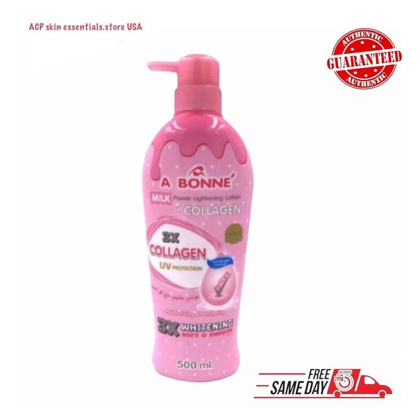 A Bonne' Milk Power Lightening Lotion Collagen Soft And Smooth 500ml (Exp: 2024)