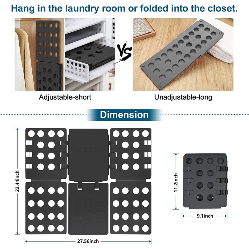WEEMAGIC Shirt Folder Clothes Folding Board Laundry Room T Shirt