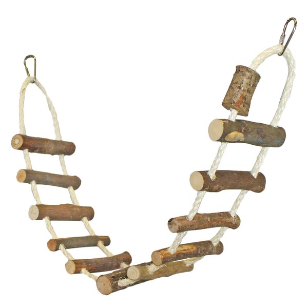 Sisal Rope Ladder - Natural Interactive Climbing Cage Accessory -