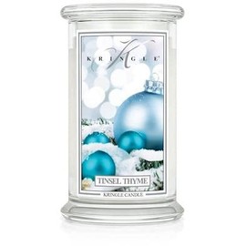 Tinsel Thyme Large 2-Wick 22 oz 100 Hour Jar by Kringle Candles