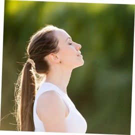 Mikinona 6Pcs Rose Gold Plated Hair Cuff Ponytail Holders Elastic Hair Ties for Women for All Occasions for Everyday Use