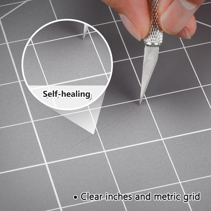 WorkLion Self Healing Cutting Mat: 12''x18'' Double Sided Craft Cutting