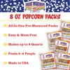 8 oz Popcorn Packs – Pre-Measured, Movie Theater Style, All-in-One