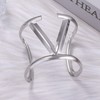 YTDYTD Metal V Cuff Bracelet Women - Hollow Bangle Punk