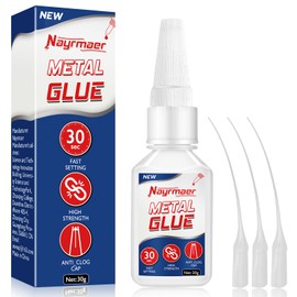 Metal Glue, 30 Grams Metal to Metal Glue, Super Glue for Metal, Repair Glue for Metal, Glass, Plastic, Ceramic, Acrylic, and DIY Craft ect
