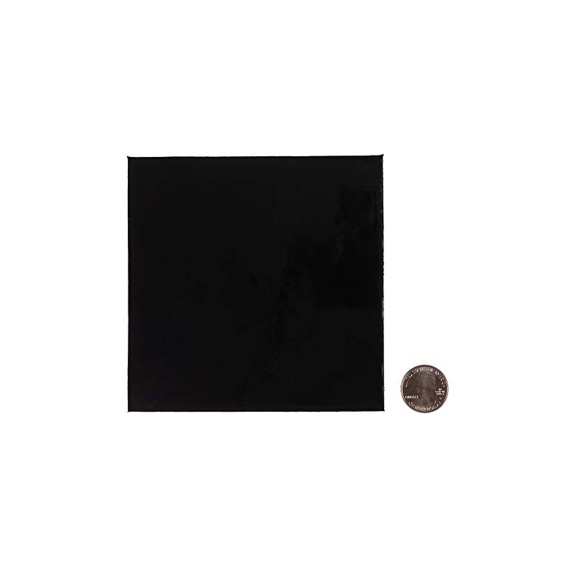 Sorbothane Vibration Isolation Square Pad, 5"x5", 2 Pack (50 Duro,