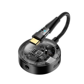 LOKUKA Type C Earphone Jack, Charging, 2 in 1 Charging, Earphones, Equipped with DAC, Music, Calls, Rapid Charging, Compact, USB-C & 3.5 mm TRRS/4 Poles, Typec Earphones, Conversion, Compatible with