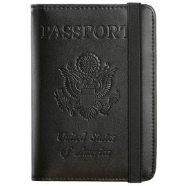 Passport Holder Cover Wallet RFID Blocking Leather Card Case Travel Document Organizer