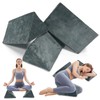 16.5 x 10 x 8 Inches Grey Wedge Pillow Set