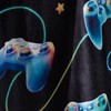 Catherine Lansfield Gamer Cosy Fleece 130x170cm Blanket Throw Black