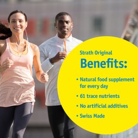 Strath Fermented Herbal Yeast Postbiotic - (8.4 Fl oz) Daily Nutritional Food Supplement Liquid | Supports Metabolism | Vegetarian | Lactose-Free | No Artificial Additives