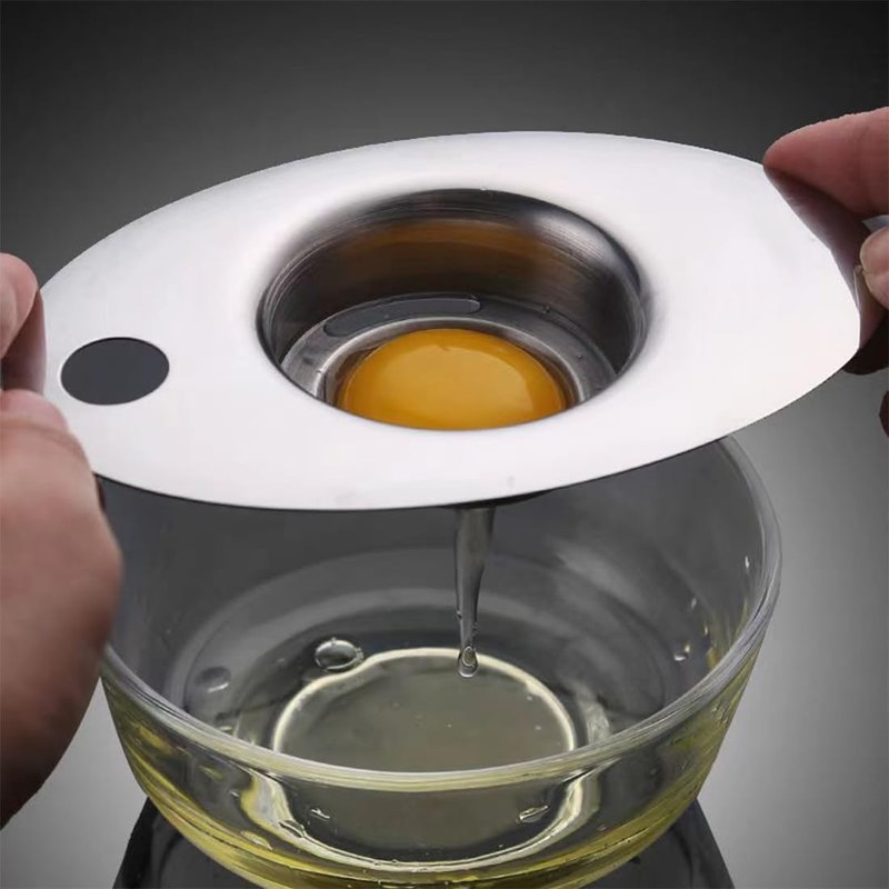 ZMREN Egg Yolk Separator, Egg Separator, 304 Stainless Steel Egg