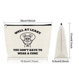 Funny Recovery Gifts After Surgery Makeup Bag Sympathy Gift for Friend Sister Humorous Birthday Gifts for Women Cosmetic Bag Surgery Recovery Gifts for Mom Travel Pouch