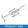 A ABSOPRO Boat Flagpole Cleat Hook 2-1/2 Inch Boat Deck
