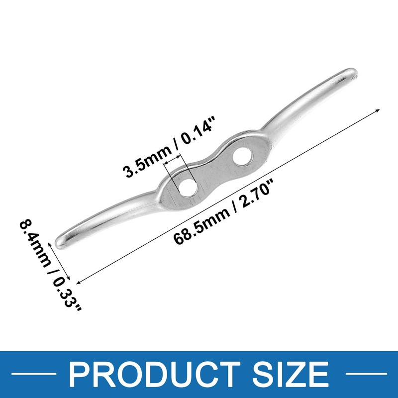 A ABSOPRO Boat Flagpole Cleat Hook 2-1/2 Inch Boat Deck