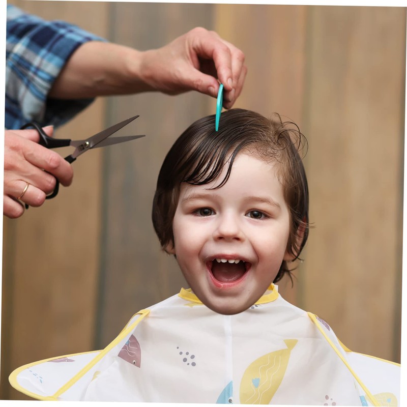 IWOWHERO Adjustable Kids Hair Cutting Cape Barber Cape Hair Catcher