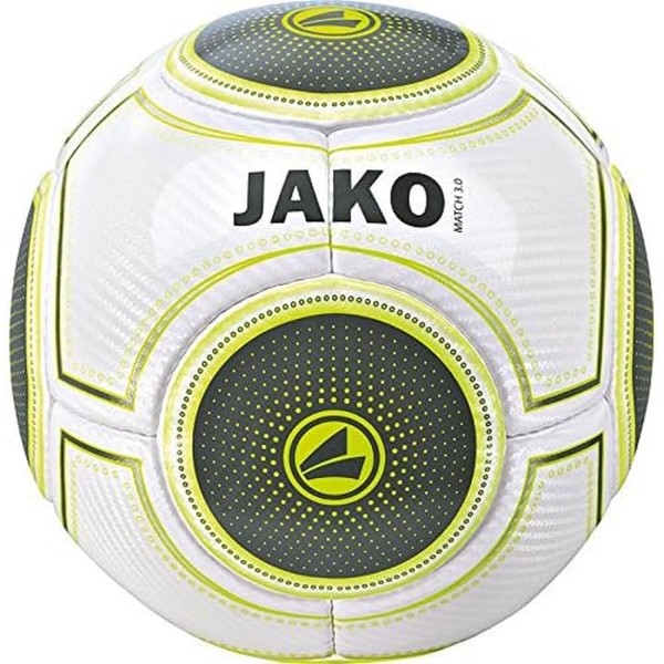Jako Match 3.0 (, Unisex, Ball Match 3.0, Weiß/anthra/lime, 4