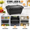 XL Collapsible BBQ Prep Tub with Locking Lid and Cutting