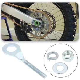 YINETTECH 2pcs Chain Tensioner Adjuster Set Chain Wheel Axle Tensioner Adjusters For Motorcycle and Mini Bike Compatible with 196cc 6.5hp 50cc-125cc ATV Dirt Bike