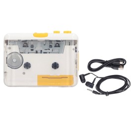 Cassette to MP3 Converter Battery USB Powered Portable Cassette Player with Speaker for Windows XP 7