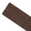 6pcs Stair Mat Self Adhesive Reusable Stair Mat Brown