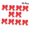 Levemolo 10pcs Christmas Bell Ornaments Large Bowknot Design Xmas Tree
