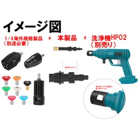 Artisan Tools 1/4" Quick Coupler Nozzle for High Pressure Washer Series