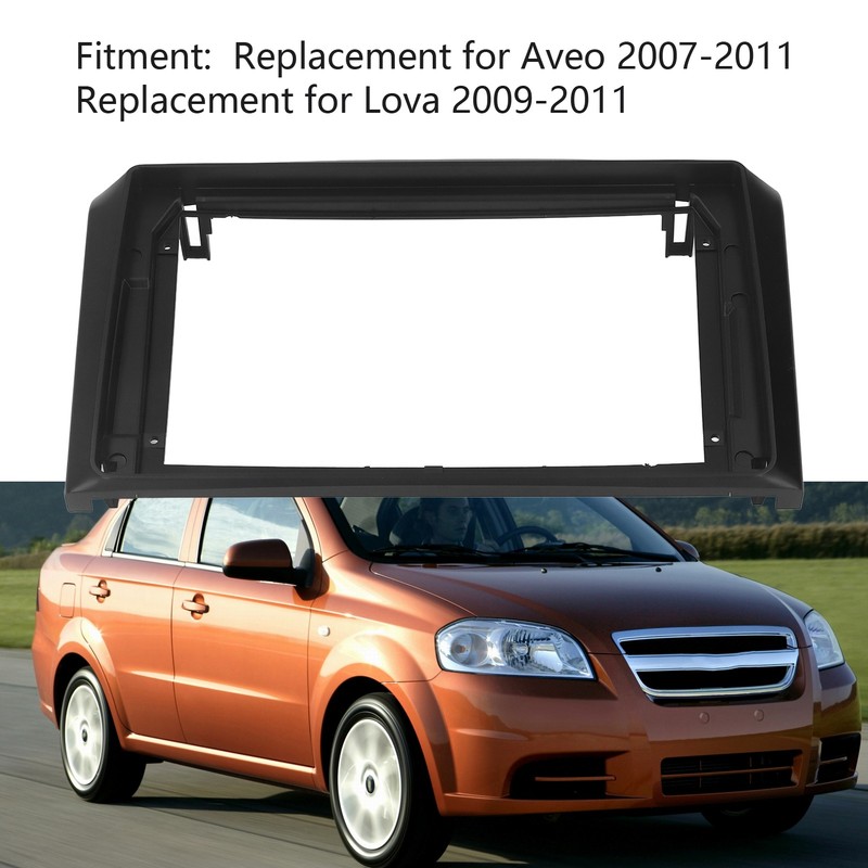 Car Navigation Panel Frame Dashboard Kit ABS Plastic Seamless Replacement