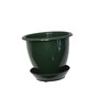Dogwood Farm Market 4.5'' Mini Dark Green Plastic Hanging Basket