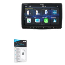 BoxWave Screen Protector Compatible with Alpine ILX-F259 - ClearTouch Crystal (2-Pack), HD Film Skin - Shields from Scratches for Alpine ILX-F259, Alpine ILX-F259, ILX-F409, ILX-F309