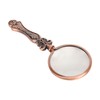 Retro Magnifying Glass Portable 3X Magnification Handheld Magnifier for Science