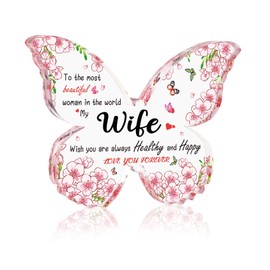 Gifts for Wife Birthday Gifts Ideas for from Husband Acrylic Plaque Wife Cool Wife Birthday Gifts Best Ever for Wife Romantic Valentines Wife