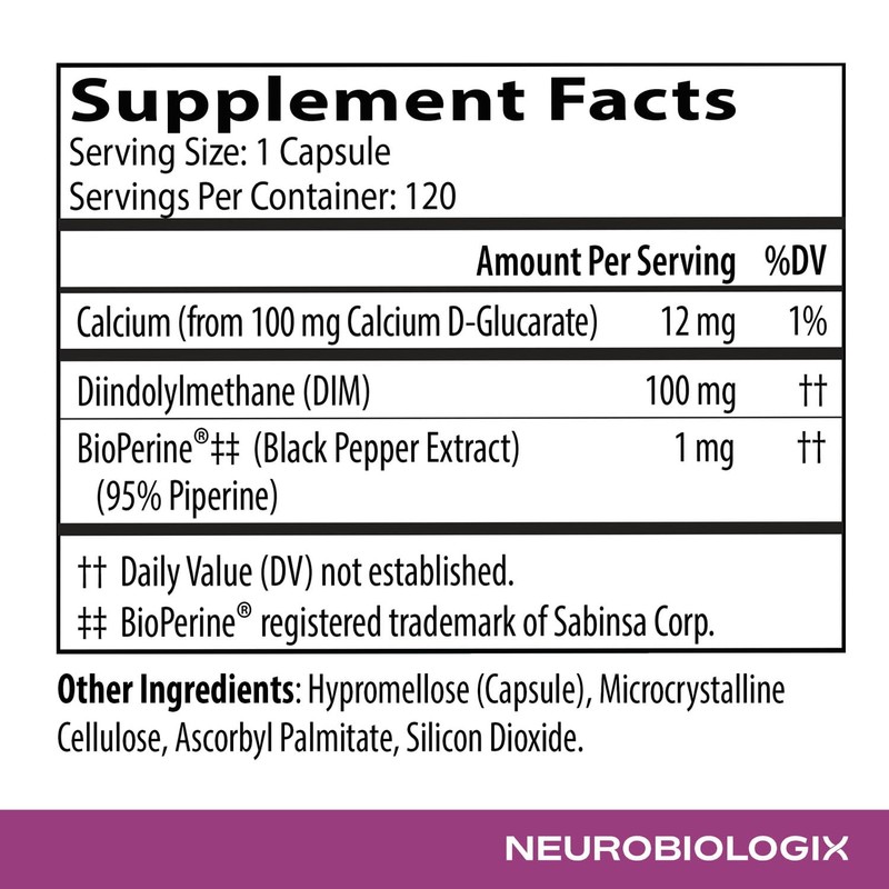 DIM Pro Hormone Support for Men & Women, Plant Based