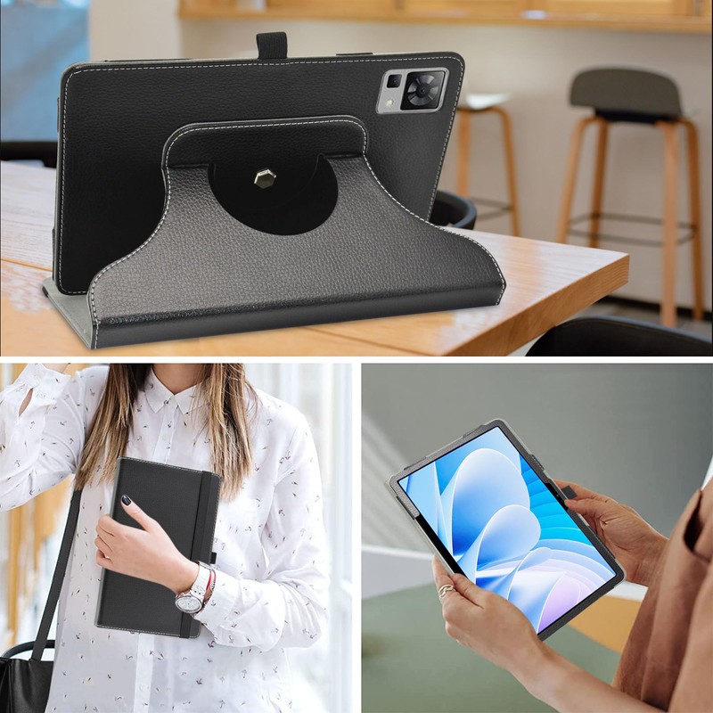 MAMA MOUTH Compatible with Doogee T30 Pro Case, 360° Rotating