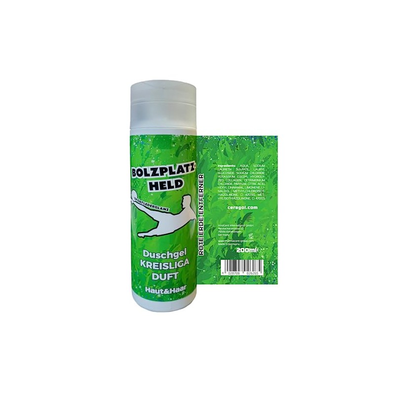 Shower Gel Bolzplatzheld Football Player Gift Idea for Husband, Friend