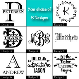 Personalized DoGood Designs Personalized Luggage Tag - Engraved Monogrammed Design Choose From 8 Custom Designs