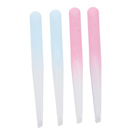 TOVINANNA Precision Eyebrow and Facial Hair Removal Tweezers Stainless Steel Slanted Tip