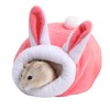 Lotsdonxia Cozy Winter Hamster Nest, Miniature Soft & Warm Pet