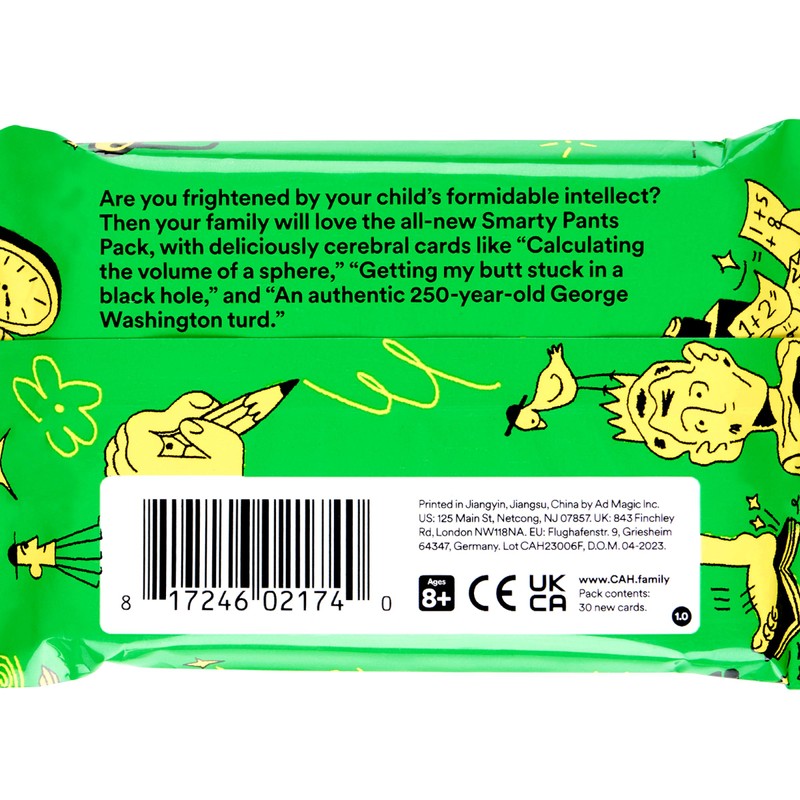 Cards Against Humanity Family Edition: Smarty Pants Pack • Mini