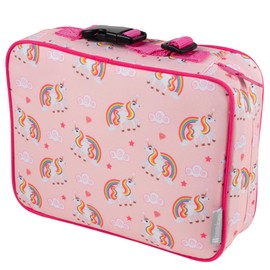 Bentology Insulated Lunch Bag for Kids & Adults- Reusable Thermal Sleeve w Clip on Handle- Easy to Clean Water-Resistant Lunchbox Tote- Mini Cooler Bag for Work School, Picnic, Daycare- Back to School