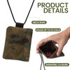 Sunnymove Camouflage Mouth Call Holder, 3.54" x 4.72" Whistle Pouch