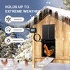 Automatic Chicken Coop Door Extra Large Solar Powered Auto Chicken