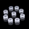 Sewing Machine Bobbins 25 Pack Transparent Plastic Sewing Bobbin Spools