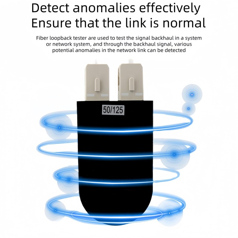TXWTXPJ-1 Pack SC Multimode 50/125µm Fiber Optic Loopback Adapter,Multi Mode