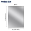 8Pcs Self Adhesive HD Plastic Mirror Sheets, 4.5” X 6”