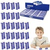 Erasers, Pack of 40 Plastic Mini White Text Erasers, Eraser
