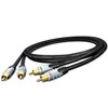 Hicon Ambience HIA-C2C2-0150 RCA Cable Triple Shielded 1.5 m RCA