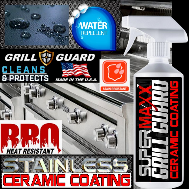 SUPERMAXX OUTDOOR GRILL STAINLESS STEEL CLEANER POLISH CERAMIC COATING BBQ